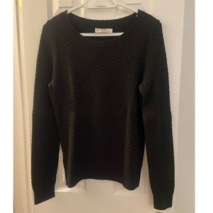 LOFT long sleeve black sweater